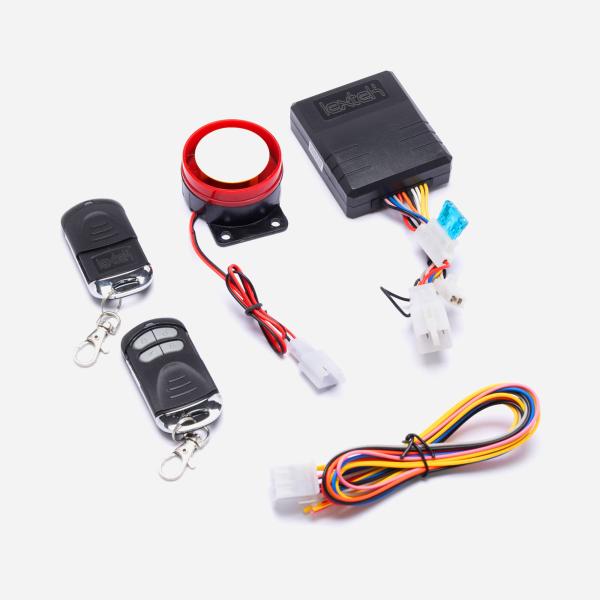 Lextek Motorcycle / Scooter Alarm with Immobiliser and Remote Start
