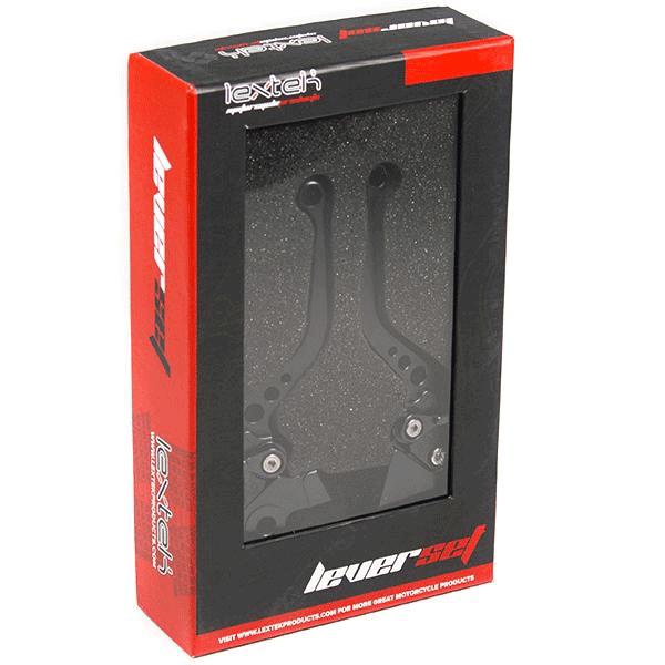 Lextek CNC Brake & Clutch Lever Set X-2 / S-13 Short Black