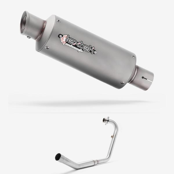 Lextek GP1 Matt S/Steel GP Stubby Exhaust System 240mm