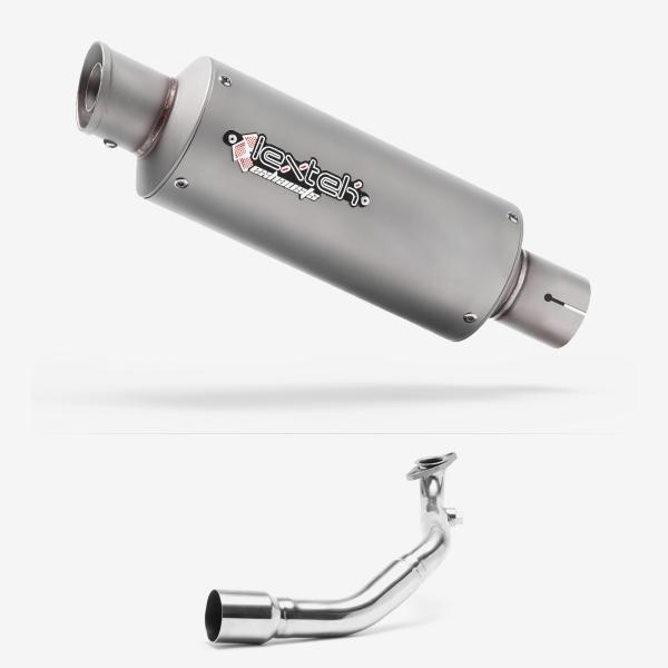 Lextek GP1 Matt S/Steel GP Stubby Exhaust System 240mm