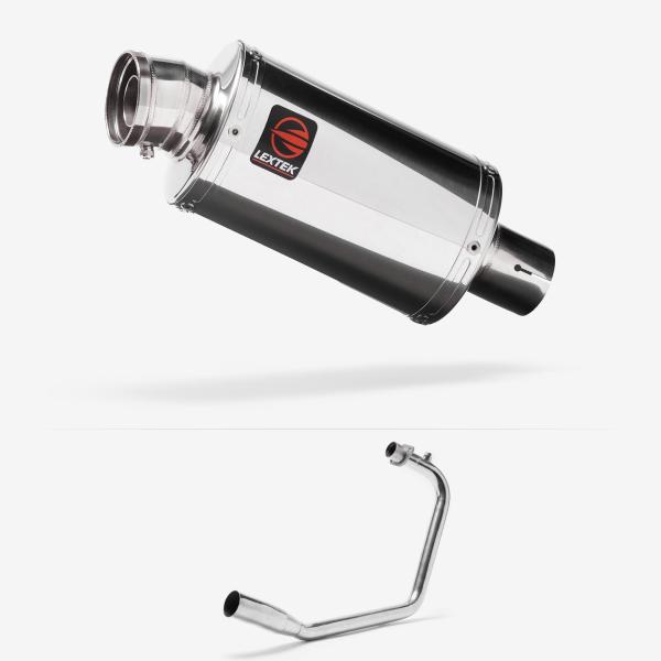 Lextek OP4 Polished S/Steel Exhaust System 200mm