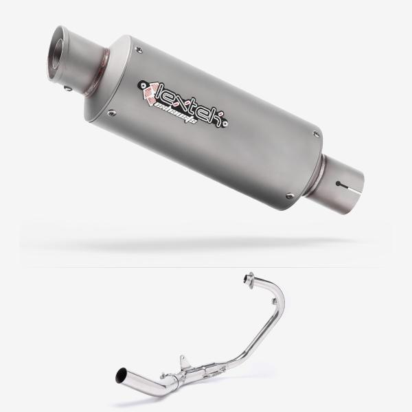 Lextek GP1 Matt S/Steel GP Stubby Exhaust System 240mm
