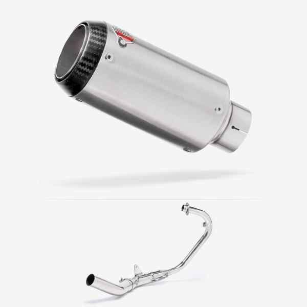 Lextek CP1 Matt S/Steel Carbon Tip Exhaust System 150mm