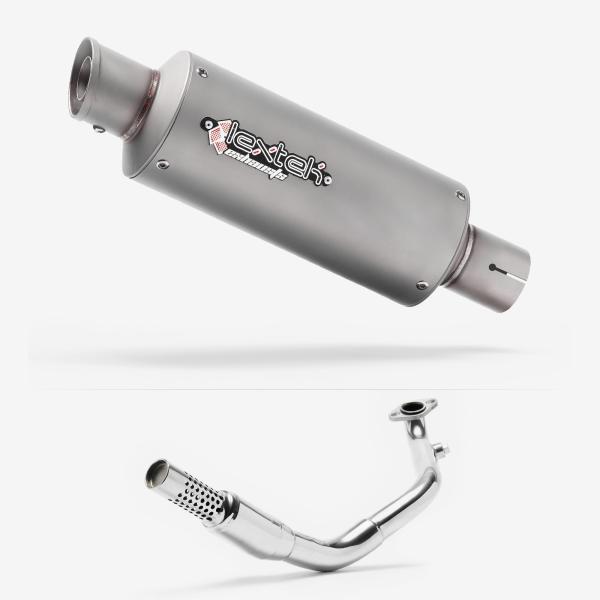 Lextek GP1 Matt S/Steel GP Stubby Exhaust System 240mm