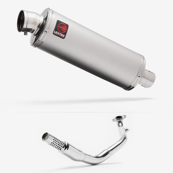 Lextek OP1 Matt S/Steel Exhaust System 350mm