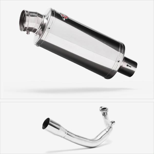 Lextek OP5 Polished S/Steel Exhaust System 250mm