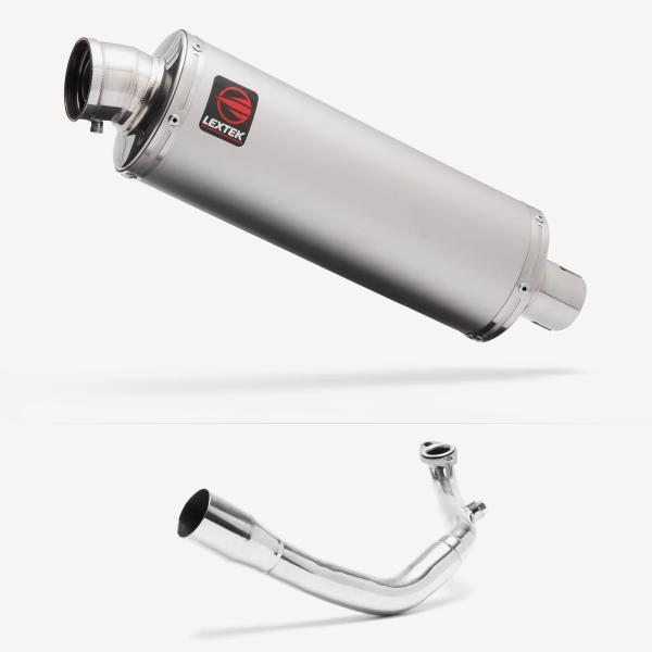 Lextek OP1 Matt S/Steel Exhaust System 350mm