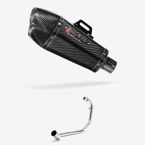 Lextek XP13C Carbon Fibre Exhaust System 210mm