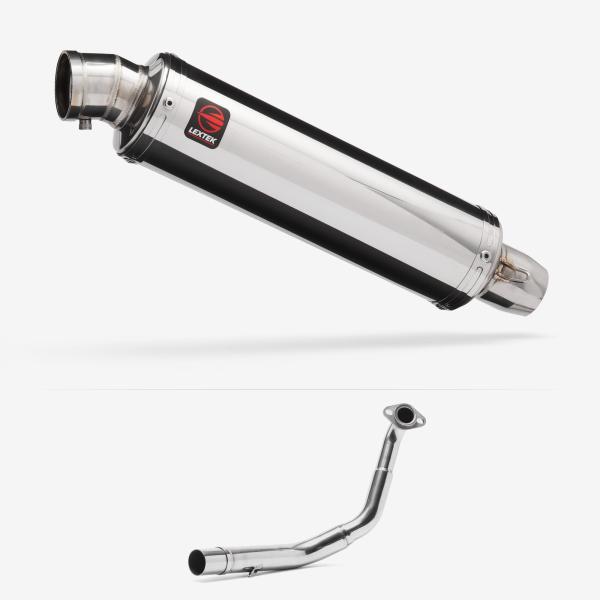 Lextek RR4 S/Steel Round Exhaust System 400mm
