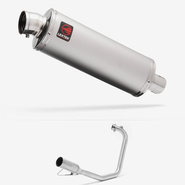 Lextek OP1 Matt S/Steel Exhaust System 350mm