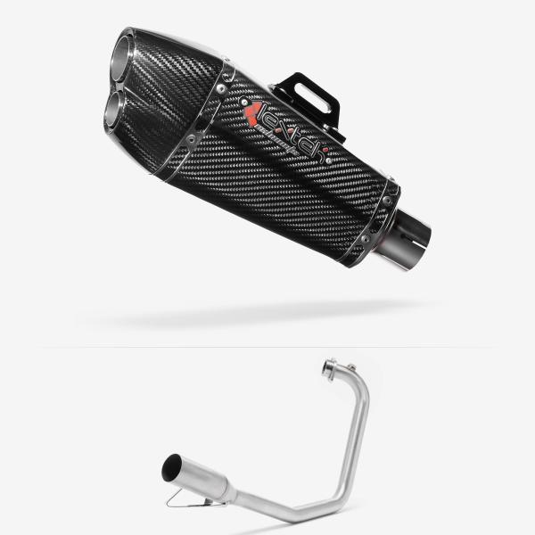 Lextek XP13C Carbon Fibre Exhaust System 210mm