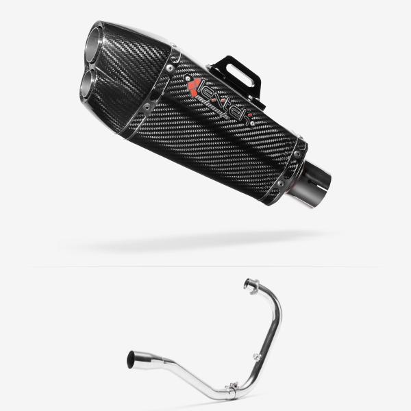 Lextek XP13C Carbon Fibre Exhaust System 210mm