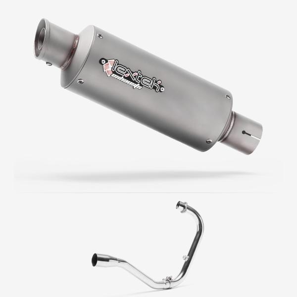 Lextek GP1 Matt S/Steel GP Stubby Exhaust System 240mm