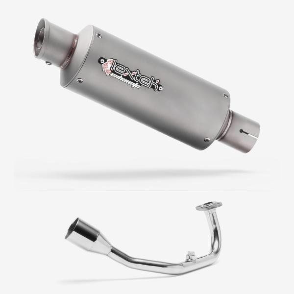 Lextek GP1 Matt S/Steel GP Stubby Exhaust System 240mm